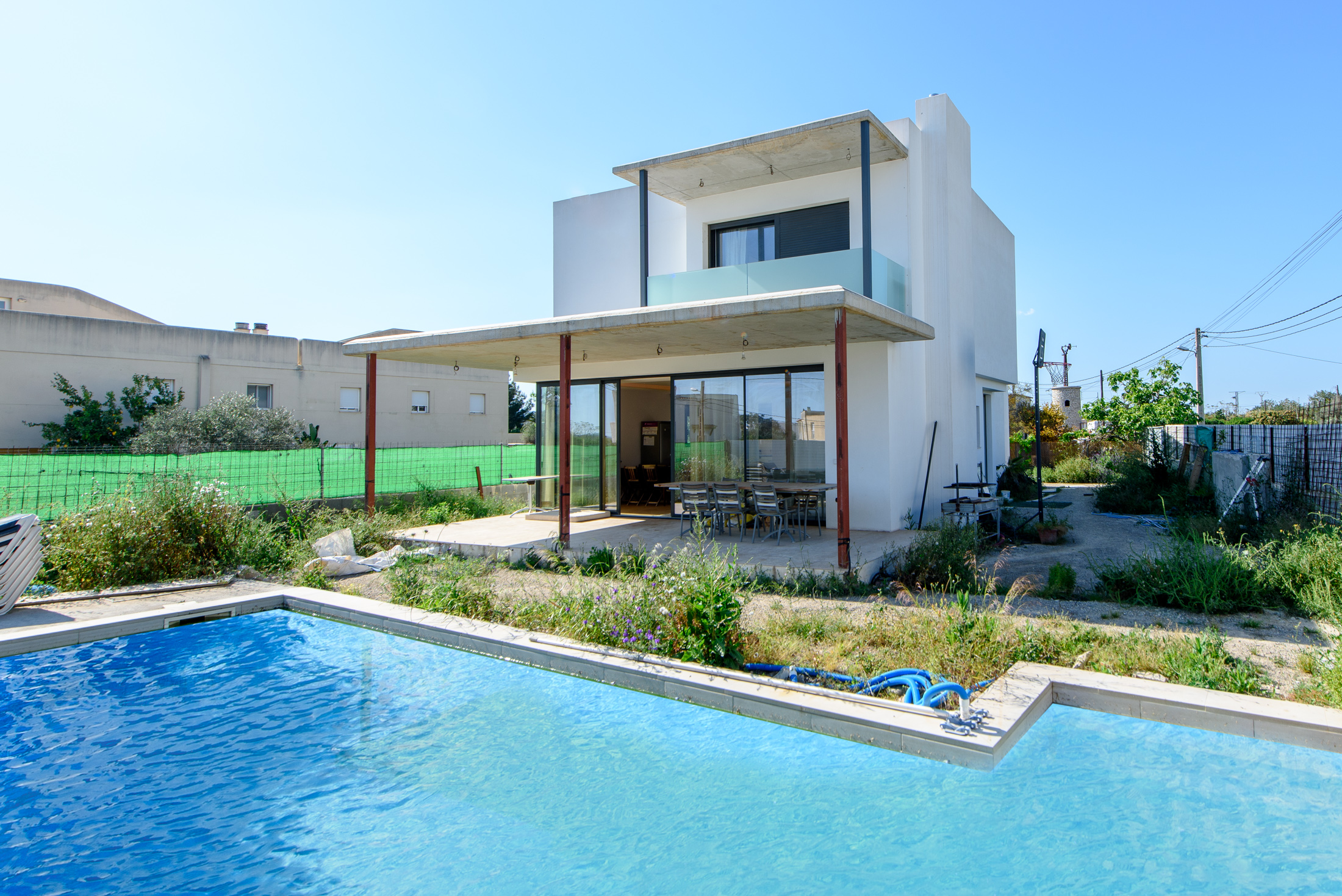 Resa Estates Ibiza house for sale Jesus 2022 main house pool.jpg